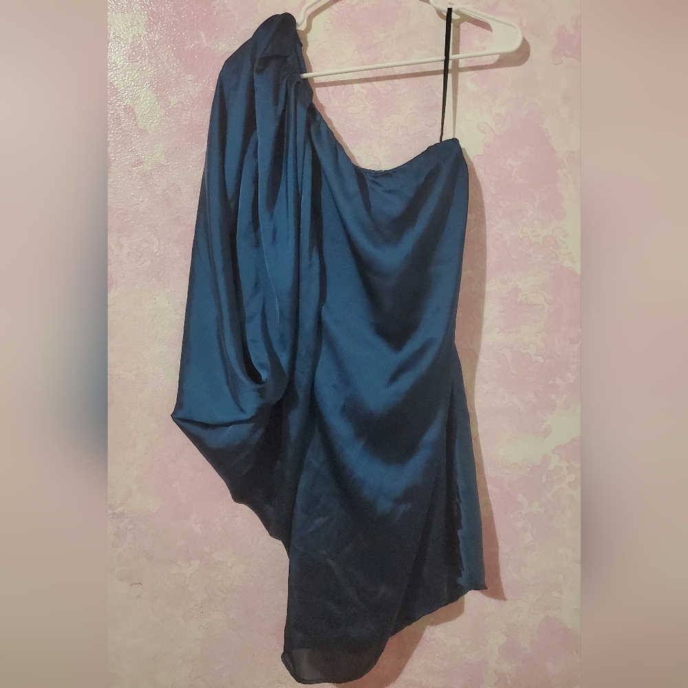 One Shoulder Foreign Exchange Dress